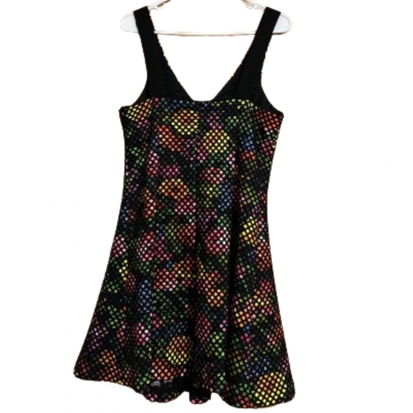 Trina Turk Black Multi Fit & Flare ‘Renita’ Floral Party/Cocktail Dress Sz-S - Picture 7 of 7